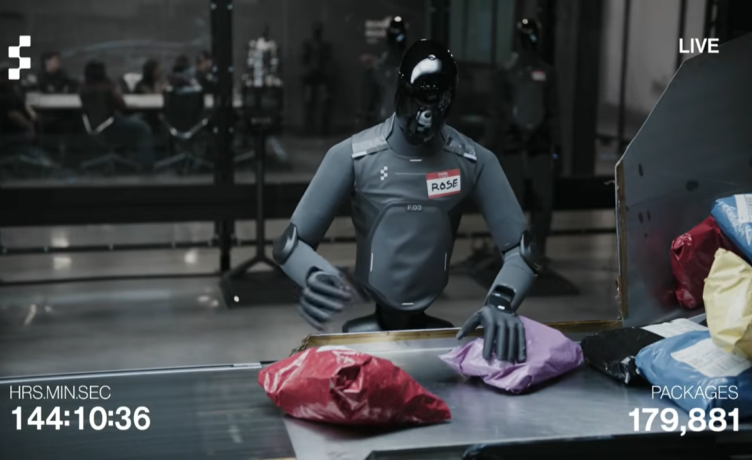 Figure AI Humanoid Robot Narrowly Loses to Human Intern in 10-Hour Package Sorting Showdown