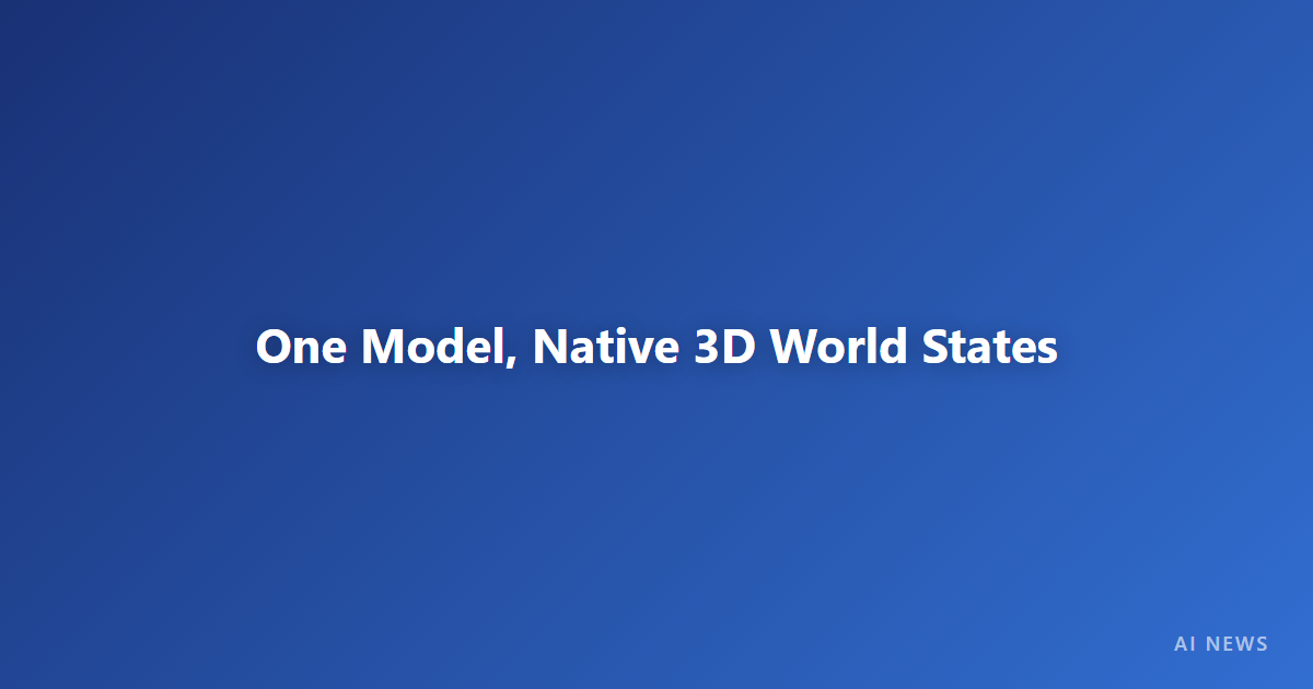 Puffin-World: Scaling a Unified Multimodal Model with Native 3D World States