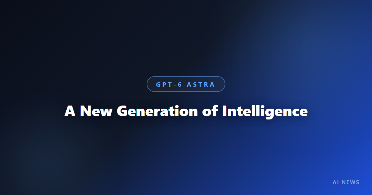 GPT-6 Astra: OpenAI Claims New Intelligence Generation — 98% FrontierMath, Human Parity on ARC-AGI-3, and New Prime Number Proofs