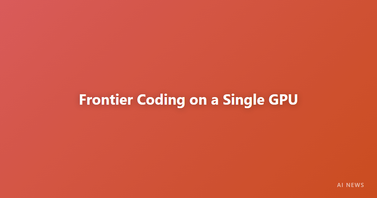 Qwen3.8-27B: Frontier Coding Performance on a Single GPU
