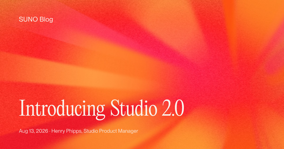Suno Launches Studio 2.0 — MIDI, AI Chat Bar, and Plugin Creation Come to the Browser DAW
